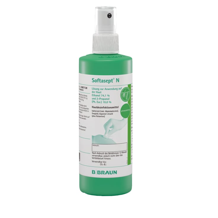 B. Braun Softasept® N farblos - Hautdesinfektionsmittel (250 ml)