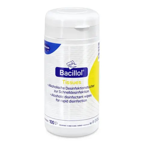 BACILLOL Desinfektionstücher – Schnelldesinfektion 100er Dose