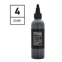 Carbon Black Reinvented – Sumi 4 – Greywash Tattoo Ink 100 ml