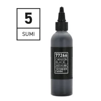 Carbon Black Reinvented – Sumi 5 – Greywash Tattoo Ink 100 ml