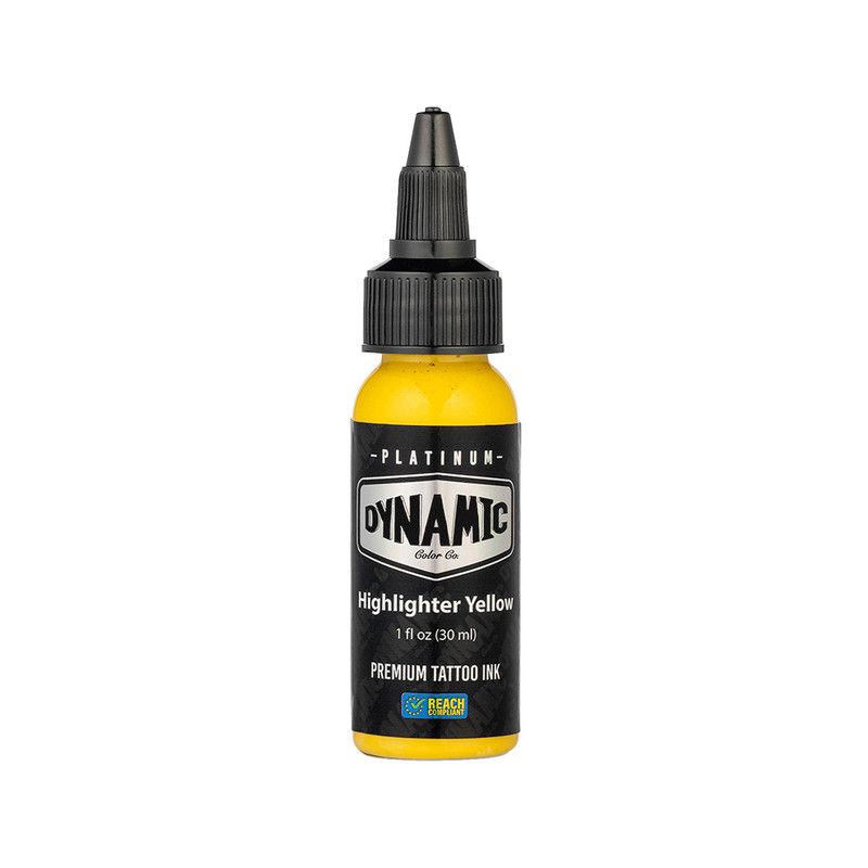 Dynamic Tattoo Ink - Highlighter Yellow - 30 ml