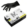 Latex-Handschuhe Puderfrei - Black Latex #1 (100 Stk.)